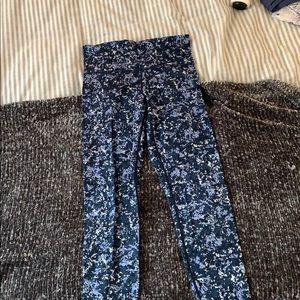 Joy Lab blue print leggings